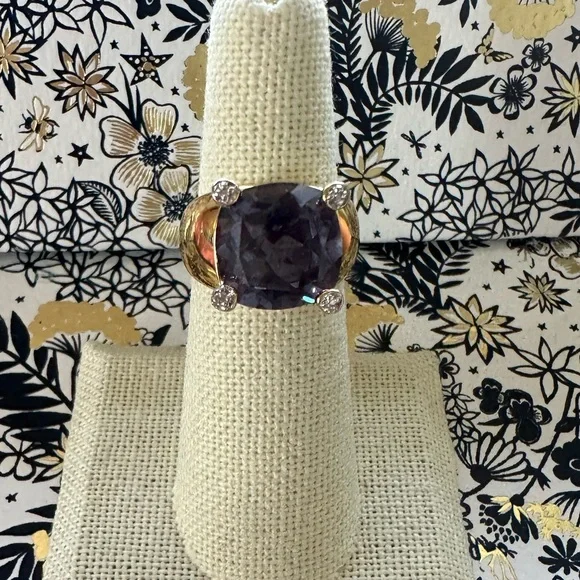 Vintage Alexandrite cocktail ring - Picture 5 of 11